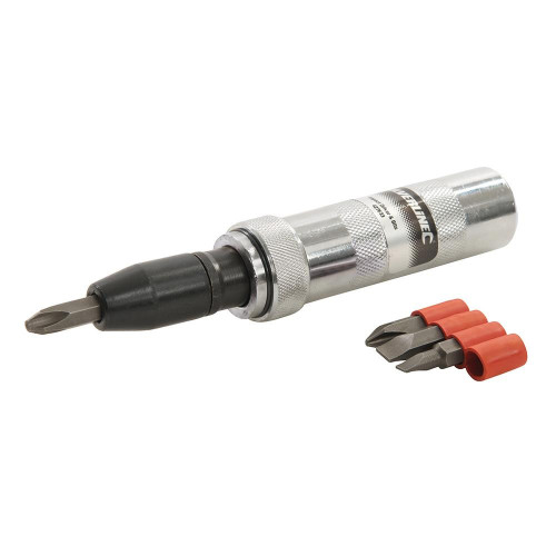 Tournevis à Chocs et Embouts 5 pcs - Outils Pratiques et Polyvalents - Idéal pour Bricoleurs - Silverline