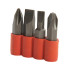 Tournevis à Chocs et Embouts 5 pcs - Outils Pratiques et Polyvalents - Idéal pour Bricoleurs - Silverline