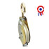 Polea de gancho con cierre de seguridad C.M.U (máx.): 100 kg para cuerda D. 20 a 26 mm - D-Work
