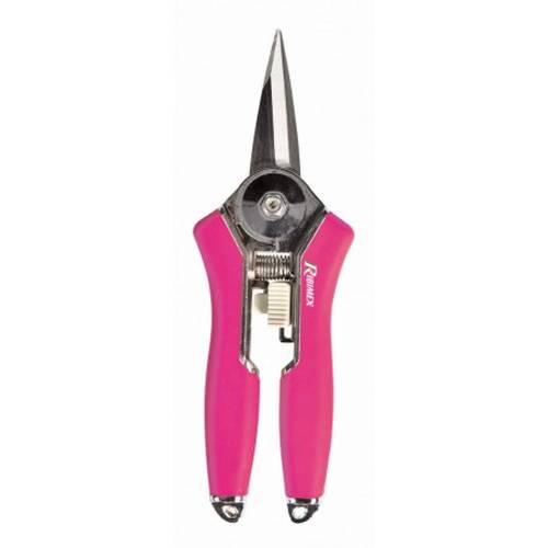 Sécateur 6" Droit Fuchsia - 15,5 cm - Précision et Confort d'Utilisation - D-Work