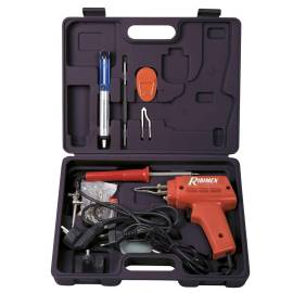 Coffret Fer avec Pistolet - Souder - Inclus Accessoires - Outils de Soudure Pratiques - RIBIMEX