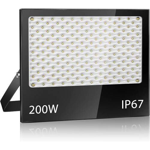Projecteur LED 200W Mural - 200W - Éclairage Efficace et Économique - Idéal pour Extérieur - RIBIMEX