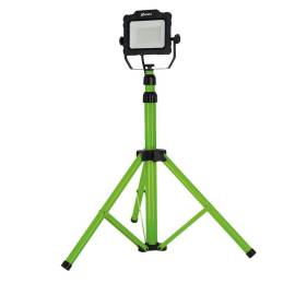 Projecteur LED 30W sur Trépied Télescopique - 30W - Éclairage Puissant et Pratique - Idéal pour Chantiers et Événement - D-Work