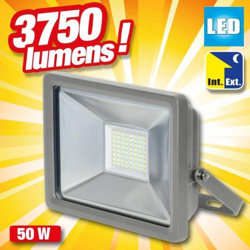 Projecteur LED 50W Mural – 50W – Éclairage Efficace et Économique – Idéal pour Extérieur - RIBIMEX