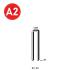 4 000 Agrafes E-25 - Galvanisées Résinées - Inox A2 - 5.66x25x1.2 mm - D-Work