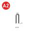 8 000 Agrafes E-15 - Inox A2 - 5.66x15x1.2 mm - D-Work