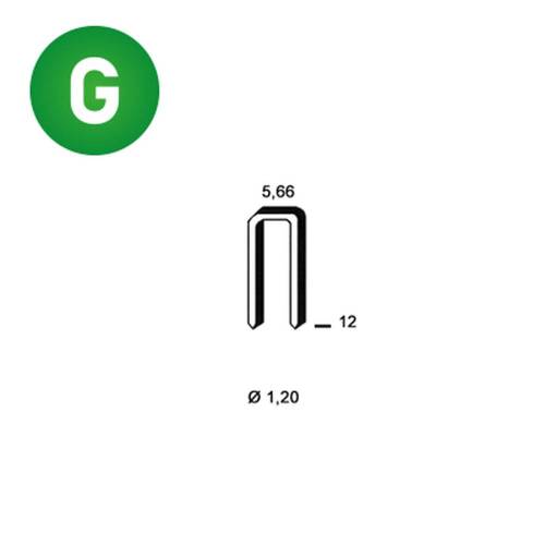 12000 Agrafes E-12 – Galva Résinées – Fixation Sécurisée et Durable - ALSAFIX