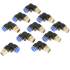 Raccord Rapide pour Tuyau 8 St 1/4 – 1/4" – Connexion Facile et Rapide – Idéal pour Systèmes de Tuyauterie - ALSAFIX