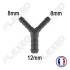 Raccord Pneumatique Y 3/8" Femelle - D-Work