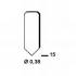 5 000 Attaches Lamelles Flex - 15x0.38 mm - D-Work