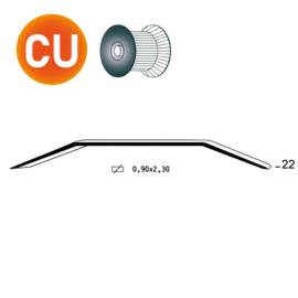 12 000 Agrafes Cuivrées Ar-1 - 3/4x22x0.90x2.3 mm - D-Work