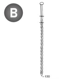 1200 Coils 38 x 130 Torsadées – 14.628 kg – Résistantes et Durables – ALSAFIX - ALSAFIX