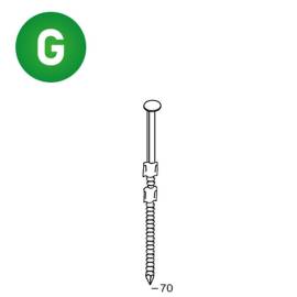 2200 Pointes 29 x 70 mm – Anelées Galva, 20° – Fixation Sécurisée et Durable - ALSAFIX
