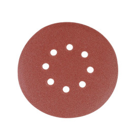 Disques Abrasifs Perforés Auto-Agrippants 150 mm – Lot de 10, Grain 120 – Idéal pour Ponçage Précis - Silverline