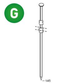720 Pointes en Bande P.E 20° Lisses Galvanisées - 4.6x145 mm - D-Work