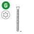 1000 Scrails 34° 40 x 60 mm – Galva, TX25 – Fixation Rapide et Efficace - ALSAFIX