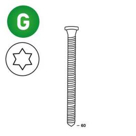 1000 Scrails 34° 40 x 60 mm – Galva, TX25 – Fixation Rapide et Efficace - ALSAFIX