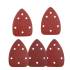 Triangles de Ponçage K120 – Lot de 10 Pièces – Grain K120, Polyvalents – Finition Parfaite - ALSAFIX