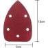 Triangles de Ponçage K120 – Lot de 10 Pièces – Grain K120, Polyvalents – Finition Parfaite - ALSAFIX