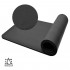 Gymnastics / fitness / yoga floor mat 183 x 61 x 1 cm in NBR (Black) - D-Work