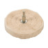 Roue de Polissage à Disques Empilés 100 x 12 mm – Finition Parfaite – Idéal pour Métal et Bois - Silverline