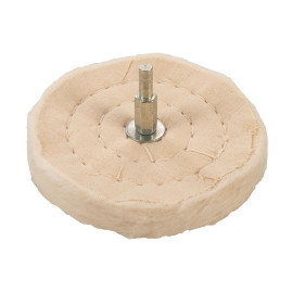 Roue de Polissage à Disques Empilés 100 x 12 mm – Finition Parfaite – Idéal pour Métal et Bois - Silverline
