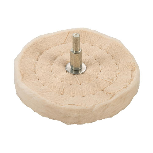 Roue de Polissage à Disques Empilés 100 x 12 mm – Finition Parfaite – Idéal pour Métal et Bois - Silverline
