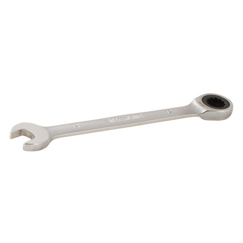 Clé Mixte à Cliquet 12 mm - Tête Droite, Précision et Efficacité - Outil Indispensable - Silverline