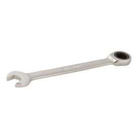 Clé Mixte à Cliquet 13 mm - Tête Droite, Précision et Efficacité - Outil Indispensable - Silverline
