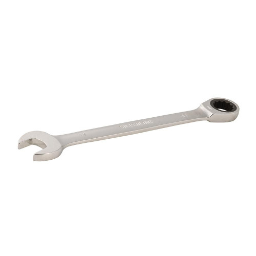 Clé Mixte à Cliquet 17 mm - Précision et Polyvalence - Outil Indispensable pour Mécaniciens - Silverline