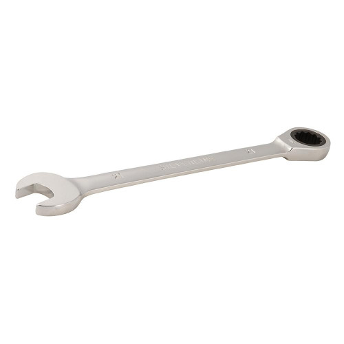 Clé Mixte à Cliquet 21 mm - Tête Droite, Précision et Efficacité - Silverline