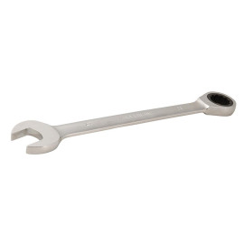 Clé Mixte à Cliquet 27 mm - Tête Droite, Précision et Efficacité - Outil Indispensable - Silverline