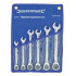 Clés Mixtes à Cliquet et à Tête Droite - Lot de 6, 8 à 17 mm - Outils Pratiques et Efficaces - Silverline
