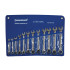Clés Mixtes à Cliquet et à Tête Droite - 12 pcs 8 - 19 mm - Outils Pratiques et Durables - Silverline