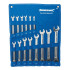 Clés Mixtes à Cliquet et à Tête Droite - 14 pcs 8 - 24 mm - Outils Pratiques pour Mécaniciens - Silverline