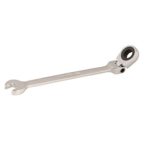 Clé Mixte à Cliquet Inclinable 8 mm – Outil Pratique et Efficace – Idéal pour Mécanique - Silverline