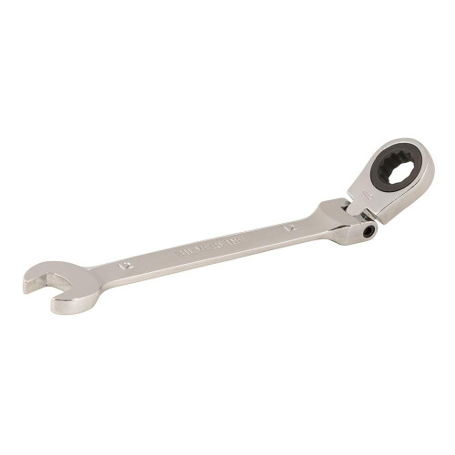 Clé Mixte à Cliquet et Tête Inclinable 12 mm – Outil Pratique et Efficace pour Mécanique - Silverline
