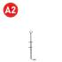 7 200 Pointes Annelées Inox 16° (Coil) - 2.5/2.7x64 mm - D-Work
