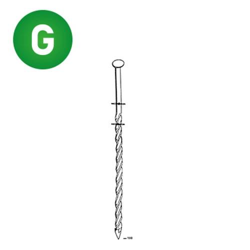 Coil de 3 600 Pointes Torsadées Galvanisées 16° – 3,4 x 100 mm – Acier Galvanisé, Résistantes à la Corrosion – Fixatio - ALSAFIX