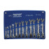 Clés Mixtes à Cliquet et à Tête Inclinable - 12 pcs 8 - 19 mm - Outils Pratiques et Polyvalents - Silverline
