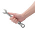 Clés Mixtes à Cliquet et à Tête Inclinable - 12 pcs 8 - 19 mm - Outils Pratiques et Polyvalents - Silverline