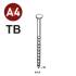 Coil de 6000 Pointes Annelées – Inox A4, Tête Bombée 2,5 x 50 mm – Fixation Sécurisée et Durable - ALSAFIX