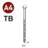 Coil de 6000 Pointes Annelées INOX A4 Tête Bombée 2,5 x 55 mm – Acier Inoxydable, Norme 16° – Fixation Sécurisée et Du - ALSAFIX
