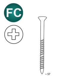 2 000 Vis Fascoat Phillips (Ph) 16° (Scrail) - 28/32x57 mm - D-Work