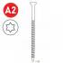 2 000 Vis Inox Torx (Tx) 16° (Scrail) - 28/32x75 mm - D-Work