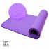 Tappetino per palestra/fitness/yoga 183 x 61 x 1 cm in NBR (viola) - D-Work