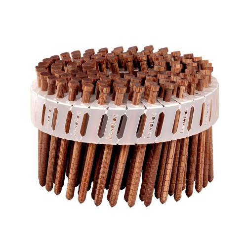 1 000 LignoLoc Bois Annelé avec Tête - 4.7x78 mm - D-Work