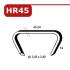 1 600 Agrafes HR-45 Galfan - 3.05x2.88 mm - D-Work