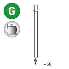 Pointe en Vrac Tête Homme (TH) 2,8 x 60 mm – Galvanisée, 1 kg – Fixation Sécurisée et Durable - ALSAFIX