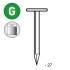Pointe en Vrac Tête Homme (TH) 3,1 x 70 mm – Galvanisée, 1 kg – Fixation Sécurisée et Durable - ALSAFIX